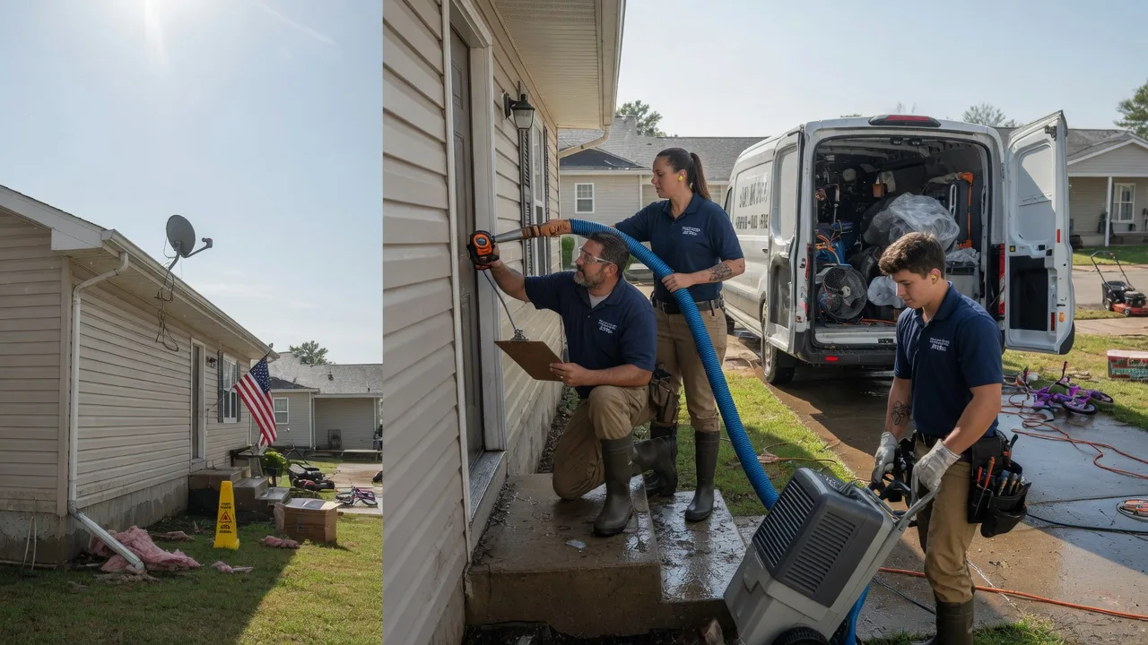 Ceiling Water Damage Restoration in Bowdon, GA near me